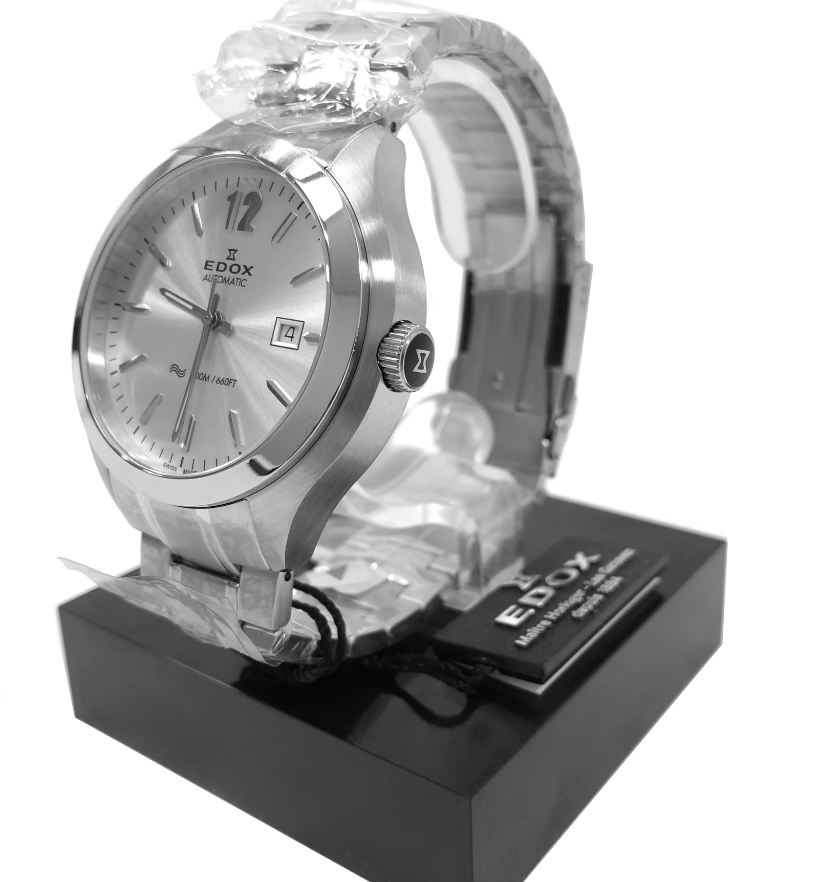 Edox C1 Date Automatic 80111-3M-AIN Men's Swiss Watch