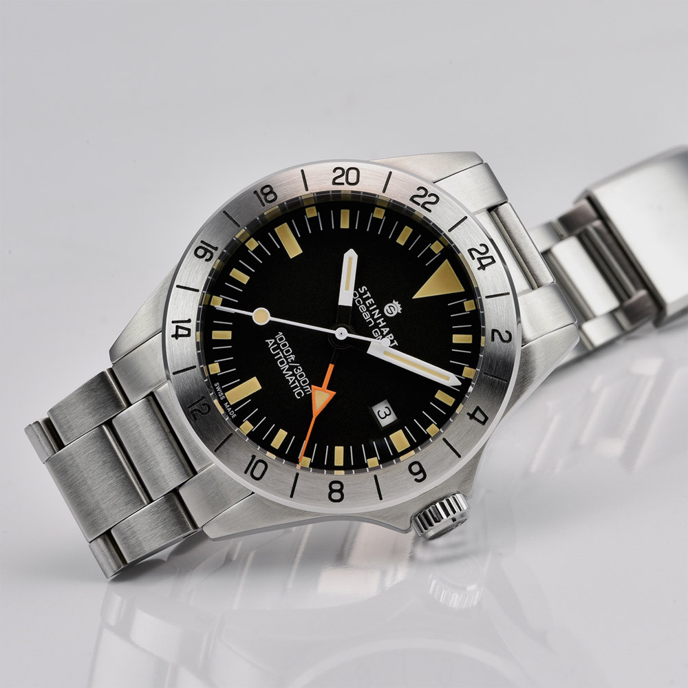 Steinhart Ocean GMT Vintage Automatic Men's Diver Watch 42mm 103-0713